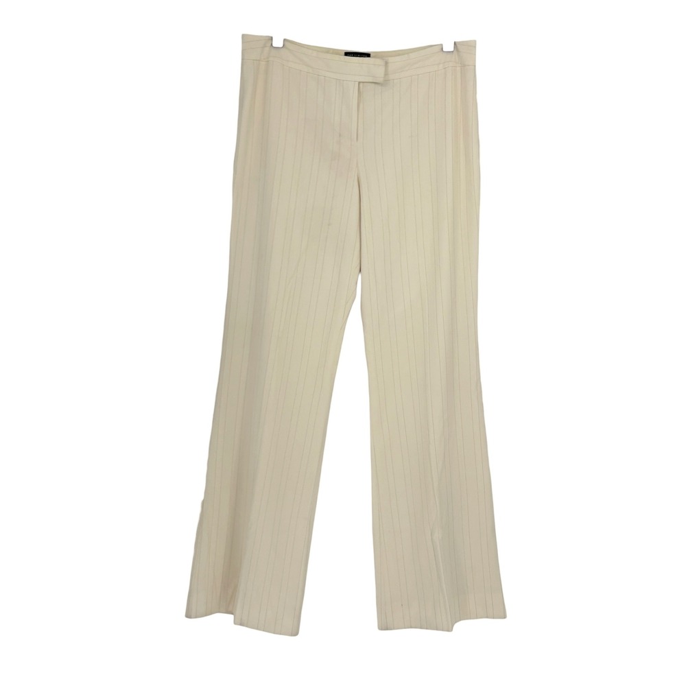 The Limited Cassidy Fit Pinstripe Trousers Cream Vintage 2005 10